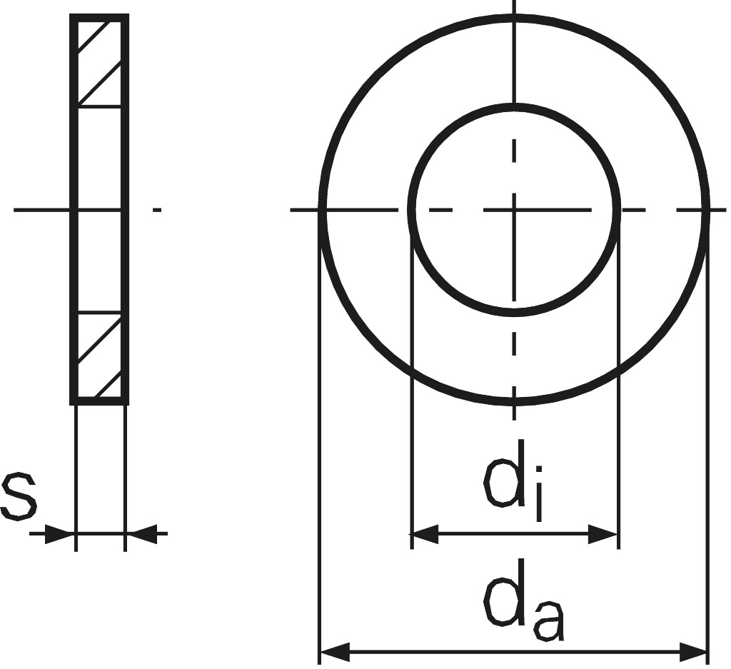 DIN 1052 18 x  68 x 6 St